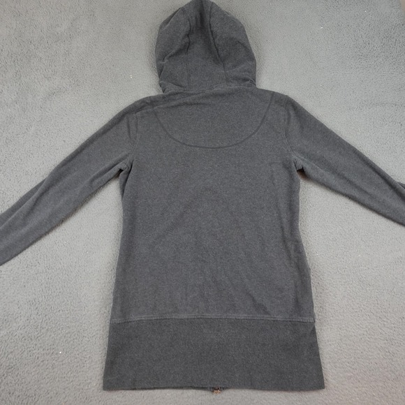 Lululemon Hoodie Womens 12 Gray Full Zip Scuba Stretch Sweatshirt Jacket Yoga - Picture 6 of 10